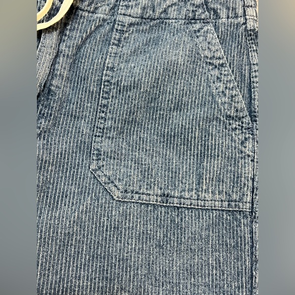 J. Crew Tie-Waist Camp Pant in Indigo Corduroy Size Large - Picture 11 of 11